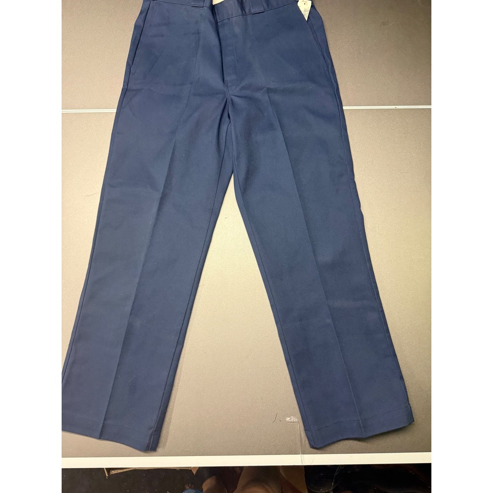 Dickies 874 Original Fit Navy Blue Work Pants Mens 34x29 NWT Vintage Ames Tag